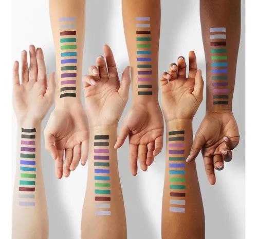 Juego De Delineadores En Gel 12 Colores Evpct