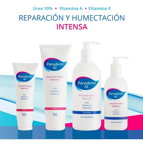 Panaderm Ae Emulsión Humectación Intensa Reparación 250ml