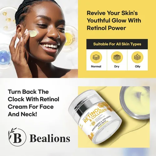 \nn Crema Facial Con Retinol Para Rostro Y Cuello,