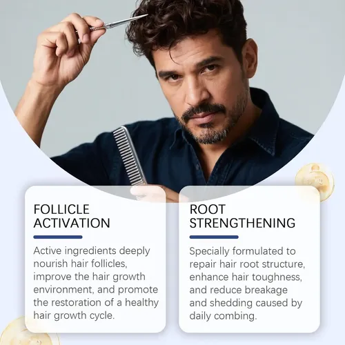 Rollo De Sérum De Aceite Capilar Wild Nourish, Sérum Para El