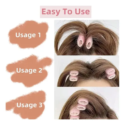 Y* Clip De Peinado Para Dar Volumen Al Cabello De 4 Piezas, Rosa
