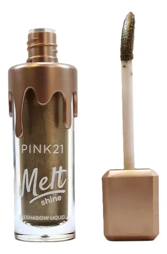Caja X 24 Sombras Ojos Liquida Glitter Metalica Melt Pink 21