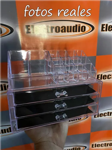 Organizador Maquillaje Cosméticos Acrilico Cajón X 3