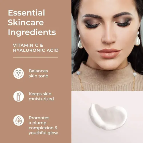 Prebase Facial Hidratante Con Vitamina C Y Ácido