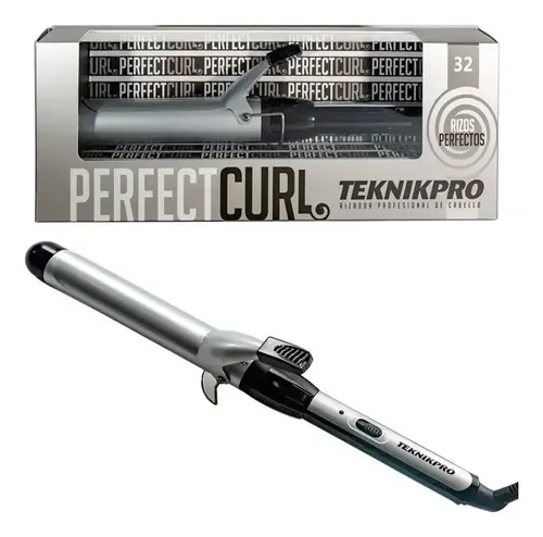 Buclera Profesional Perfect Curl 32 Mm Teknikpro