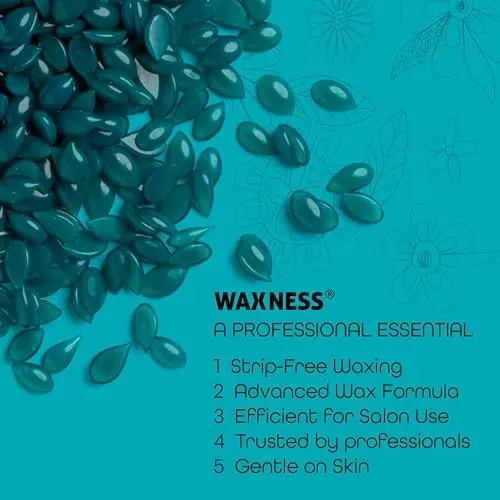 Waxness Perlas Cera Dura Azuleno 1kg Depilacion Profesional