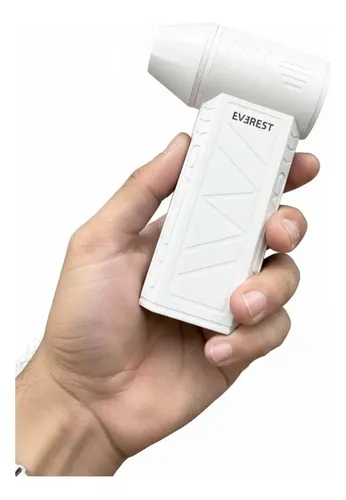 Soplador Portatil Barberia Everest Turbo Power Blanco