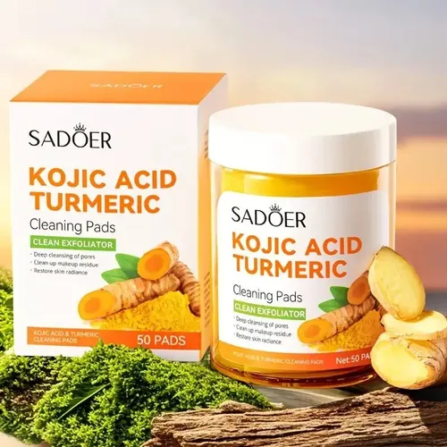 Sadoer Pads Exfoliantes Kójico Cúrcuma 50 Pads