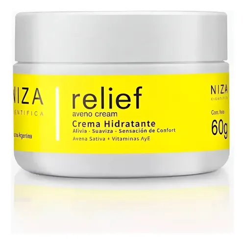 Crema Facial Niza Cientifica Aveno Relief 60g Día Noche Todo Tipo Piel