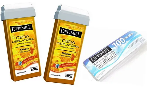Kit De Repuestos 2 Cartuchos Roll On Depimiel + 100 Bandas