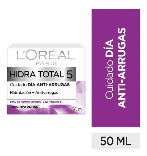 Loreal Hidra Total 5 Antiarrugas Crema Con Colageno +35 50ml