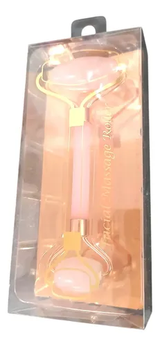 Rodillo Piedra Jade Rosa Masajeador Facial