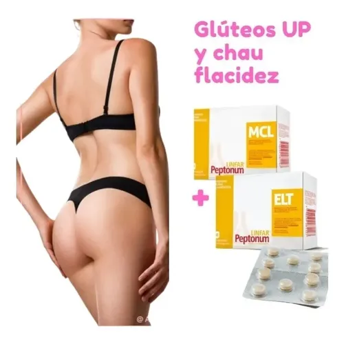 Duo Peptonas Músculo Y Elastina Linfar Gluteos Sin Flaccidez