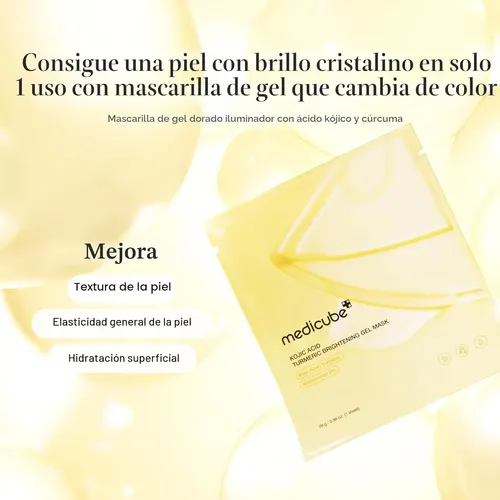 Medicube Kojic Acid Turmeric Gold Mask Illuminadora Coreana