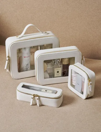 & / Bolsa De Cosméticos Pequeña, Transparente Y Cuadrada, *