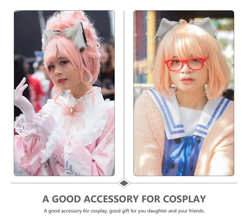 1 Par De Pinzas De Pelo Cosplay Con Orejas De Animal De Pelu