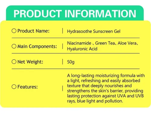 Protección Solar Gel Hydrasoothe Disaar 50 G Spf45