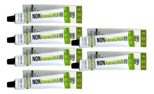 Fidelite Tintura Non Ammonia 100% Free Sin Amoniaco 60g X6
