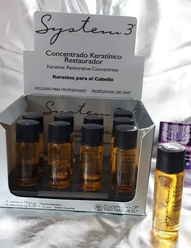 Ampolla Capilar – Concentrado Keratínico X 10ml- System 3 (por unidad)