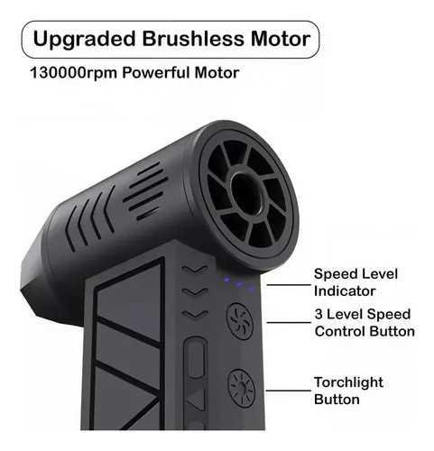 Secador De Pelo Portátil Con Ventilador Turbo De Refrigeraci