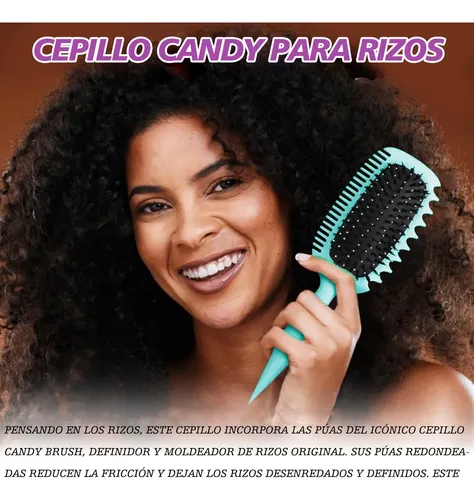Cepillo Para Cabello Rebote Rizado Peine De Define &uf
