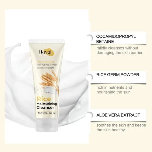 Limpiador Facial Hidratante Hoygi Rice Essence