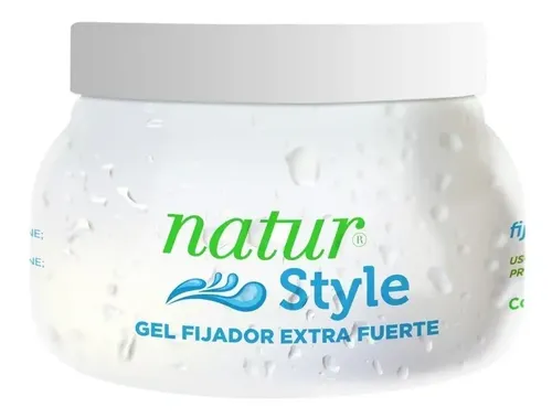 Gel Fijador Extra Fuerte Natur Color Green X 400g
