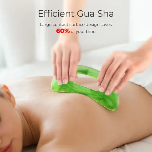 Herramienta De Masaje Gua Sha Scienlodic Body Con Mango Para