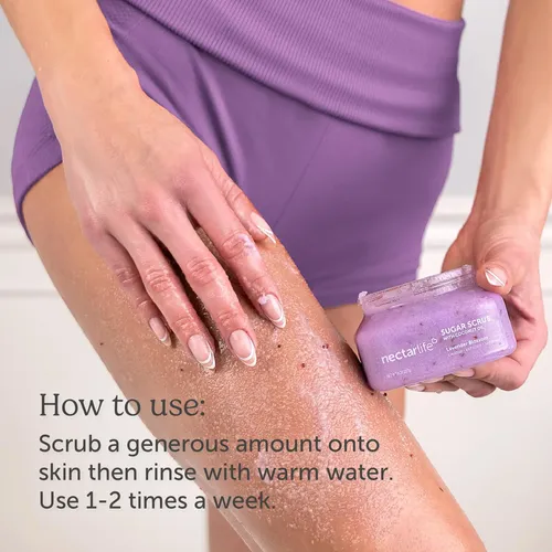 Golosinas De Baño Con Néctar Y Exfoliante Corporal Sugar Con