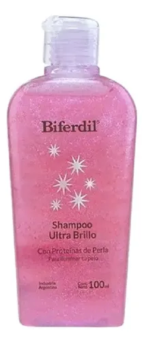 Shampoo Biferdil Ultra Brillo Con Proteinas De Perla 100ml