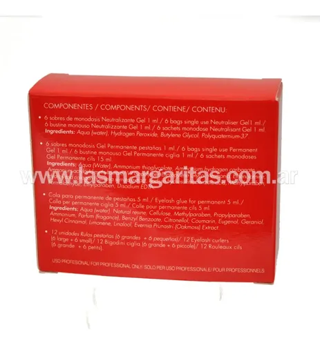 Kit De Permanente De Pestanas Monodosis 6 Servicios Thuya