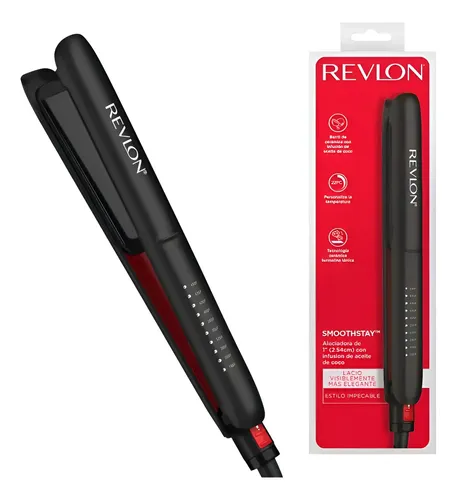 Plancha De Pelo Revlon Smoothstay Placa De 1” 230°c Negro