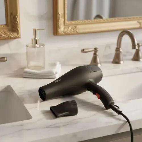 Secador De Pelo Profesional 2400w – Figo Color Negro