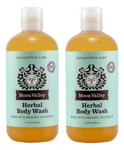 Gel De Ducha Herbal Moon Valley Eucalipto Y Lima 385 Ml Pack