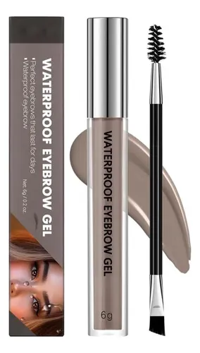 Gel Para Cejas Impermeable Sokgo 0.2 Oz Castaña