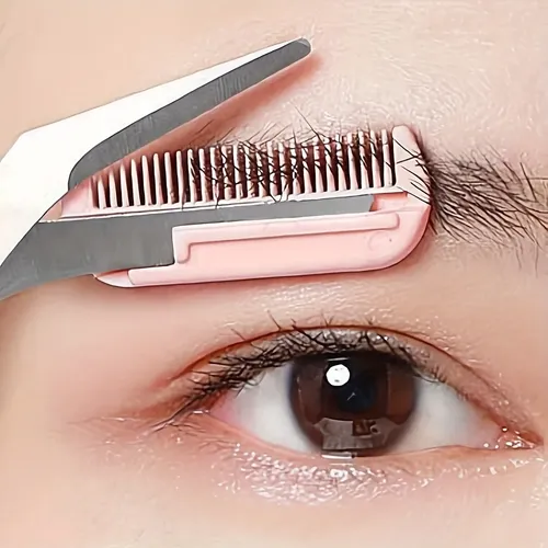 Pack De 2 Tijeras For Dar Forma A Las Cejas Con Peine Y
