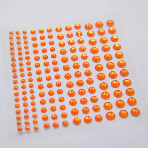 A 14 Pegatinas Autoadhesivas Con Diamantes De Imitación De
