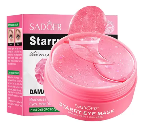 Parches Hidrogel Antiojeras Antiarrugas Hidrantes De Rosas Tipo De Piel Mixta