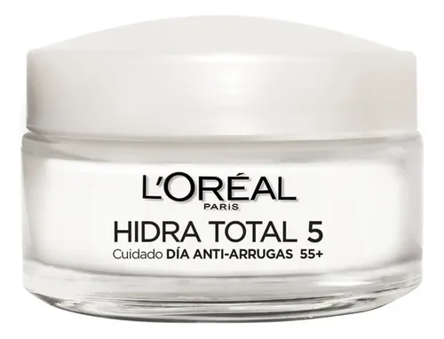 Crema Facial Día L’oreal Hidra Total 5 Anti-arrugas +55 50ml Tipo de piel Todo tipo de piel