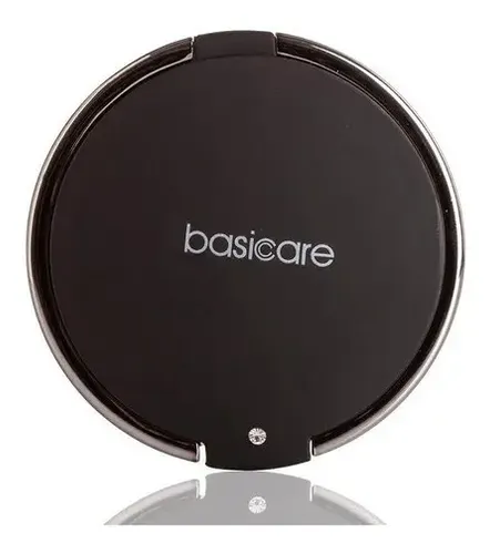 Espejo Compacto Redondo Doble Aumento Basicare 6.5cm Maquillaje