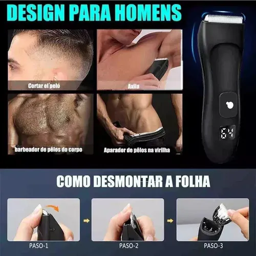 Recortador De Vello Corporal, Resistente Al Agua, For .