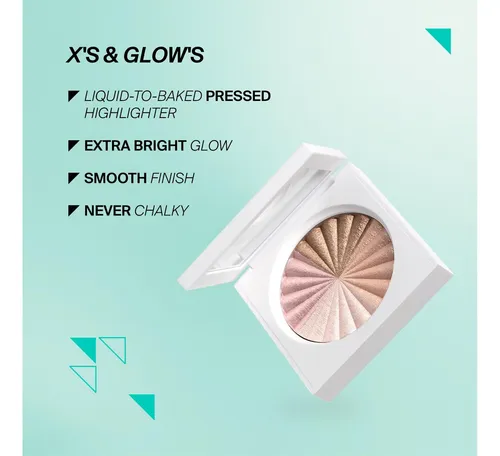 Iluminador En Polvo Compacto Ofra Xs & Glows  4 Tonos  7