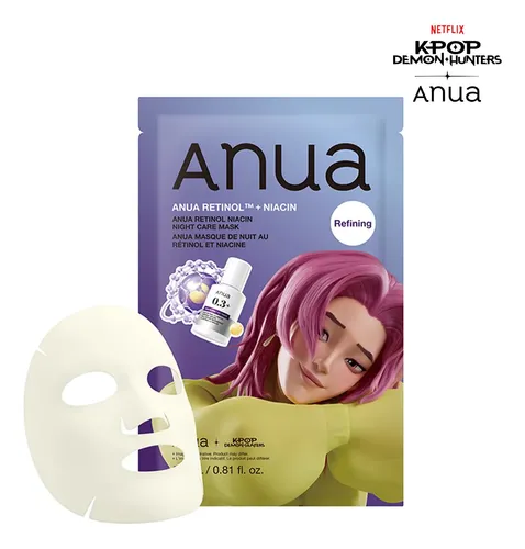 Mascarilla Facial Anua Nocturna Con Retinol Niacinamida 30ml