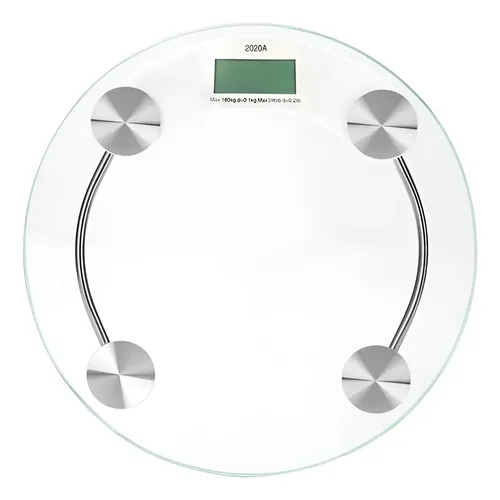 Balanza Digital Led Vidrio Transparente 180kg Sheli 1880
