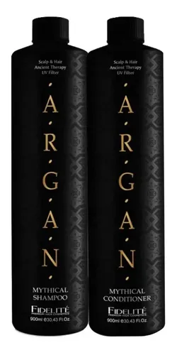 Kit Shampoo Argan X 900 Ml Fidelite X 2 Unidades