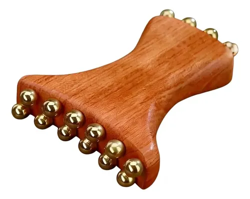Gua Sha De Madera Para Terapia Facial Y Relajación ~~~