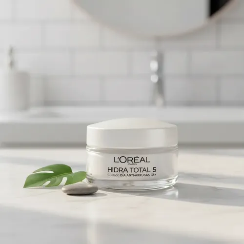 Crema Facial Antiarrugas +35 Loréal Paris Hidra Total 5