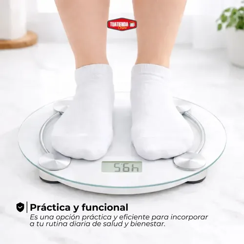 Balanza Digital Oryx OR-2025C Vidrio 180kg Baño Plataforma Home
