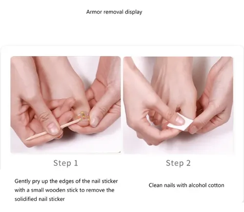 Adhesivos Bsj0079 De Color Liso Para Uñas De Pies Para Mujer