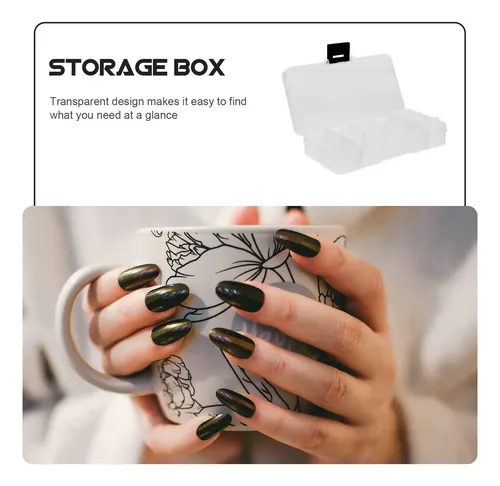Caja Para Guardar Uñas Postizas 4 Pzas